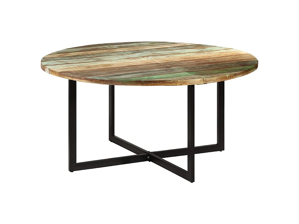Table à manger 150x75 cm Bois massif de récupération