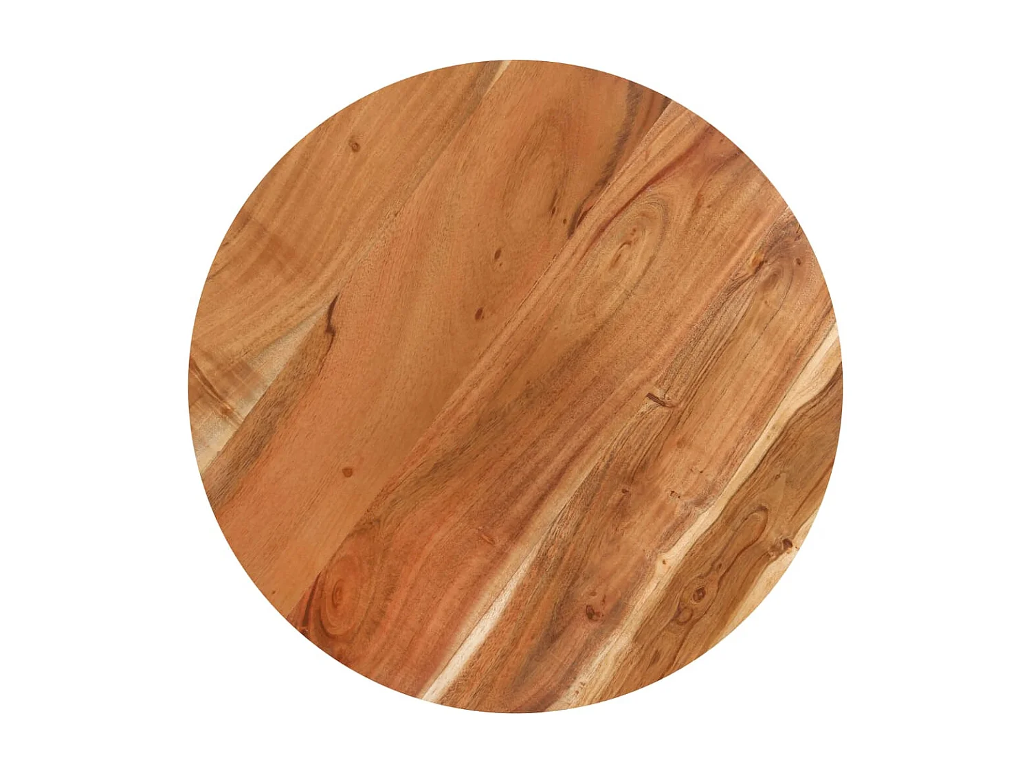 Tavolino da Bistrot Rotondo Ø60x75 cm in Legno di Acacia