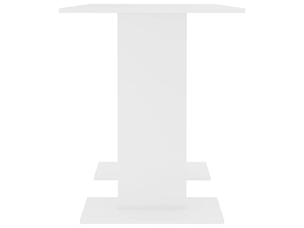 Table de salle à manger Blanc 110 x 60 x 75 cm Bois ingénierie