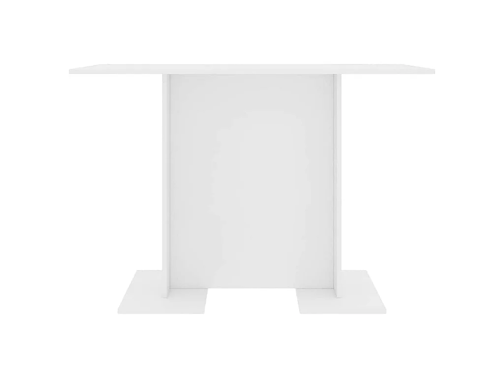 Esstisch Weiß 110x60x75 cm Holzwerkstoff