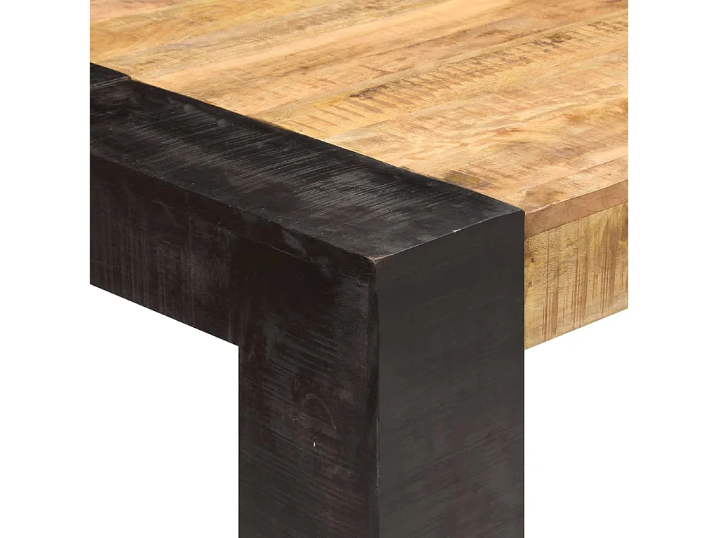 Eettafel 180x90x76 cm massief mangohout