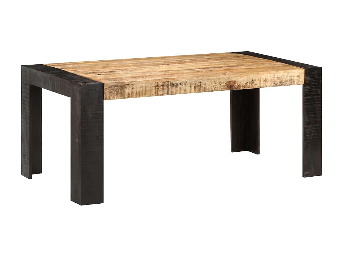 Eettafel 180x90x76 cm massief mangohout