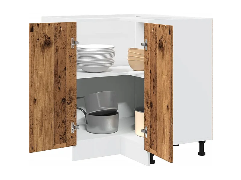 Meuble de cuisine "Lyon" Bois ancien 75,5 x 75,5 x 81,5 cm Bois d'ingénierie