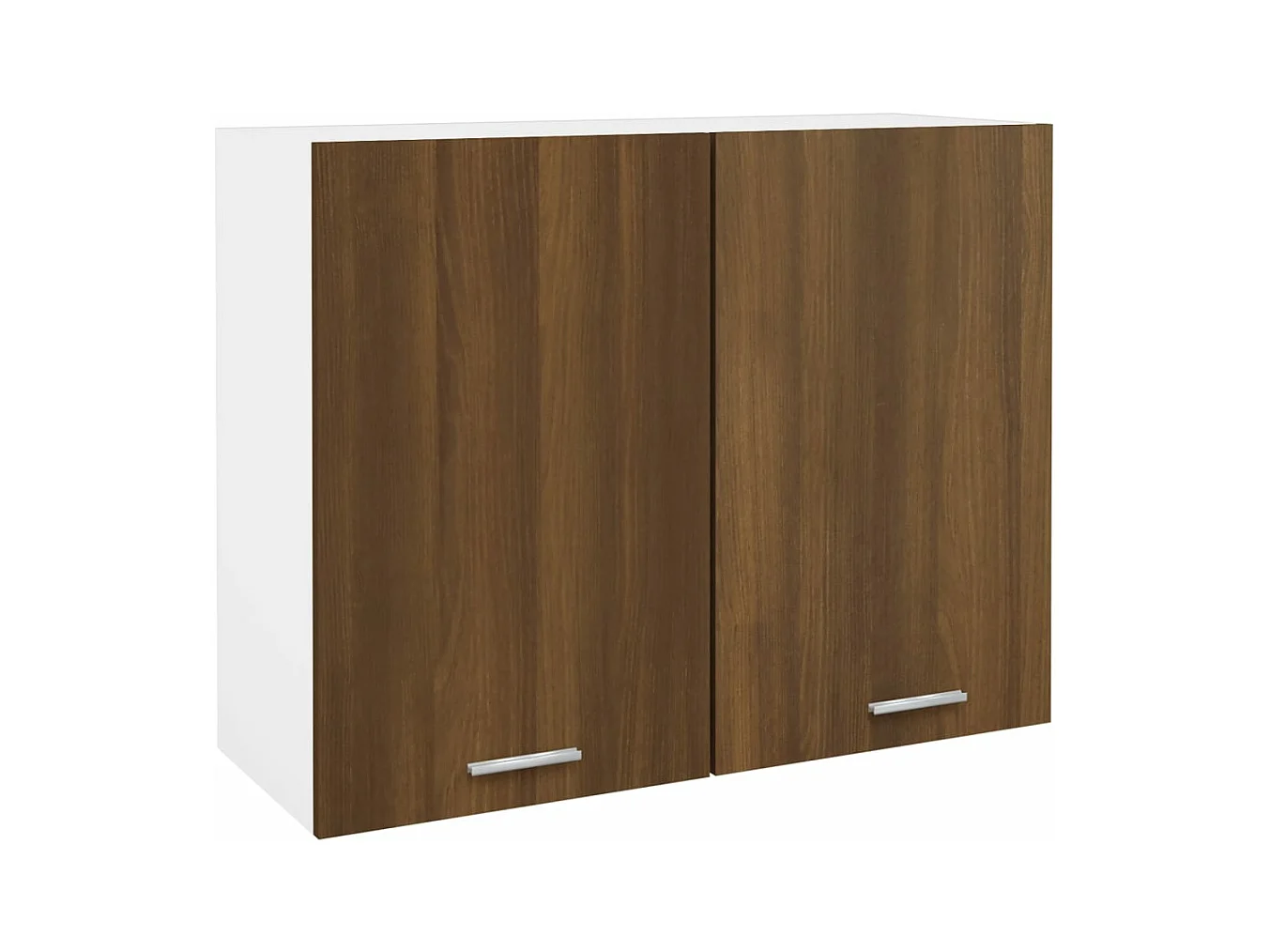 Hangkast Lyon 80x31x60 cm bewerkt hout bruin eikenkleur