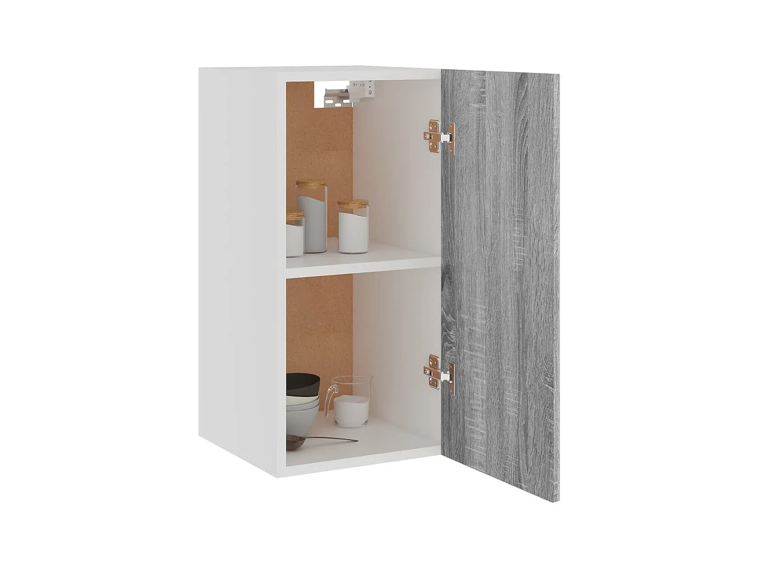 Armoire suspendue "Lyon" Gris Sonoma 29,5 x 31 x 60 cm Bois d'ingénierie