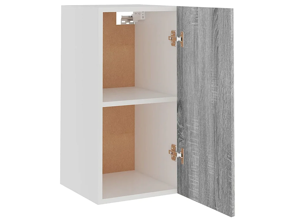 Armário suspenso “Lyon” 29,5x31x60cm cinza sonoma