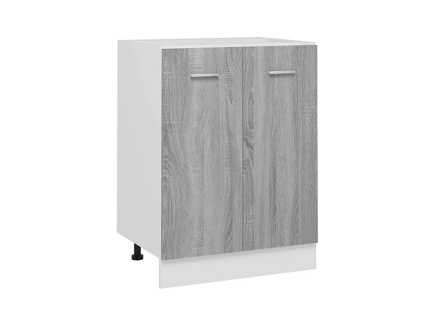 Meuble bas "Lyon" Gris Sonoma 60 x 46 x 81,5 cm Bois d'ingénierie