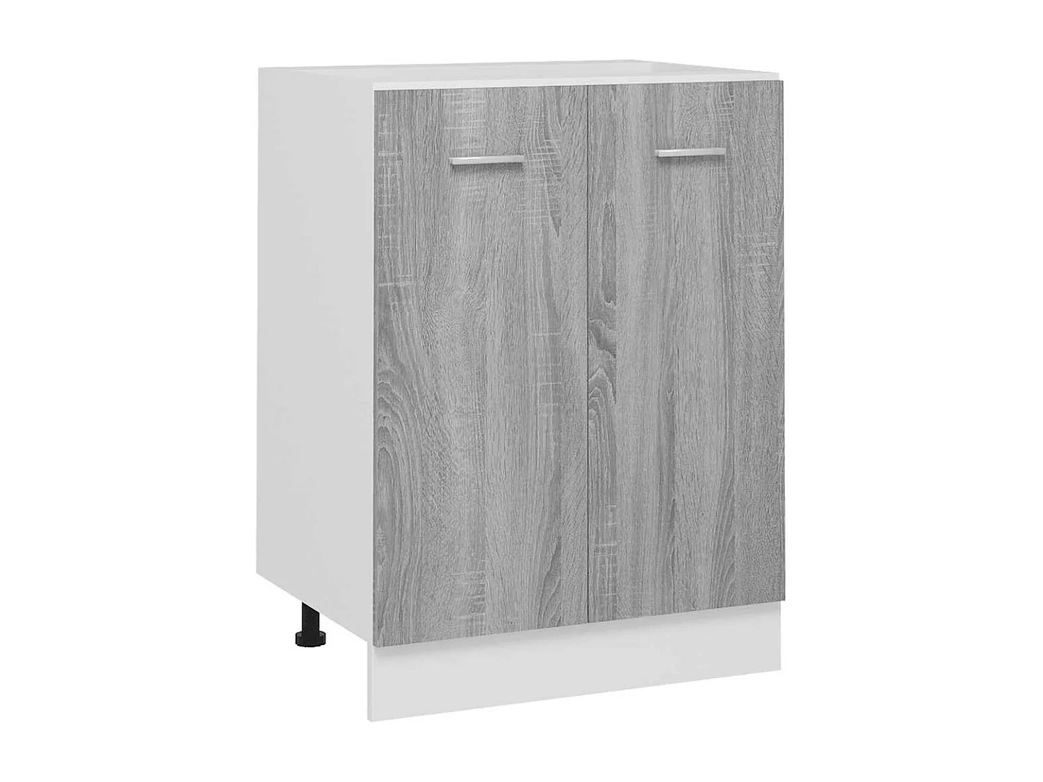 Meuble bas "Lyon" Gris Sonoma 60 x 46 x 81,5 cm Bois d'ingénierie