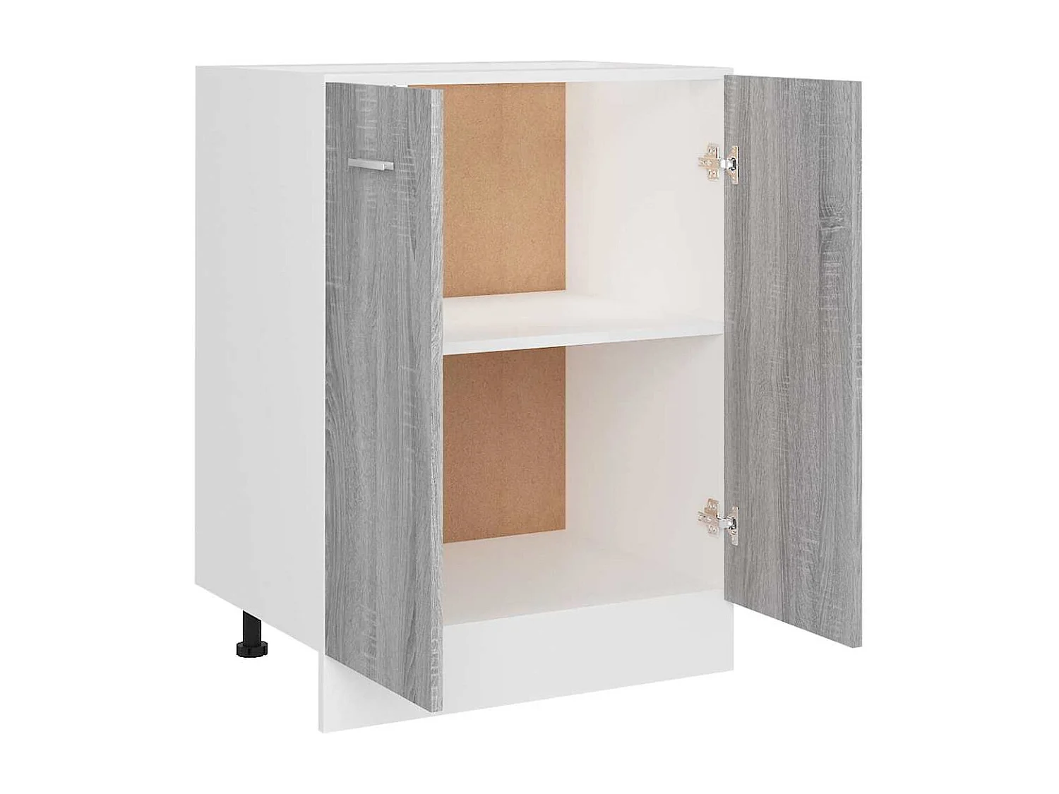 Meuble bas "Lyon" Gris Sonoma 60 x 46 x 81,5 cm Bois d'ingénierie