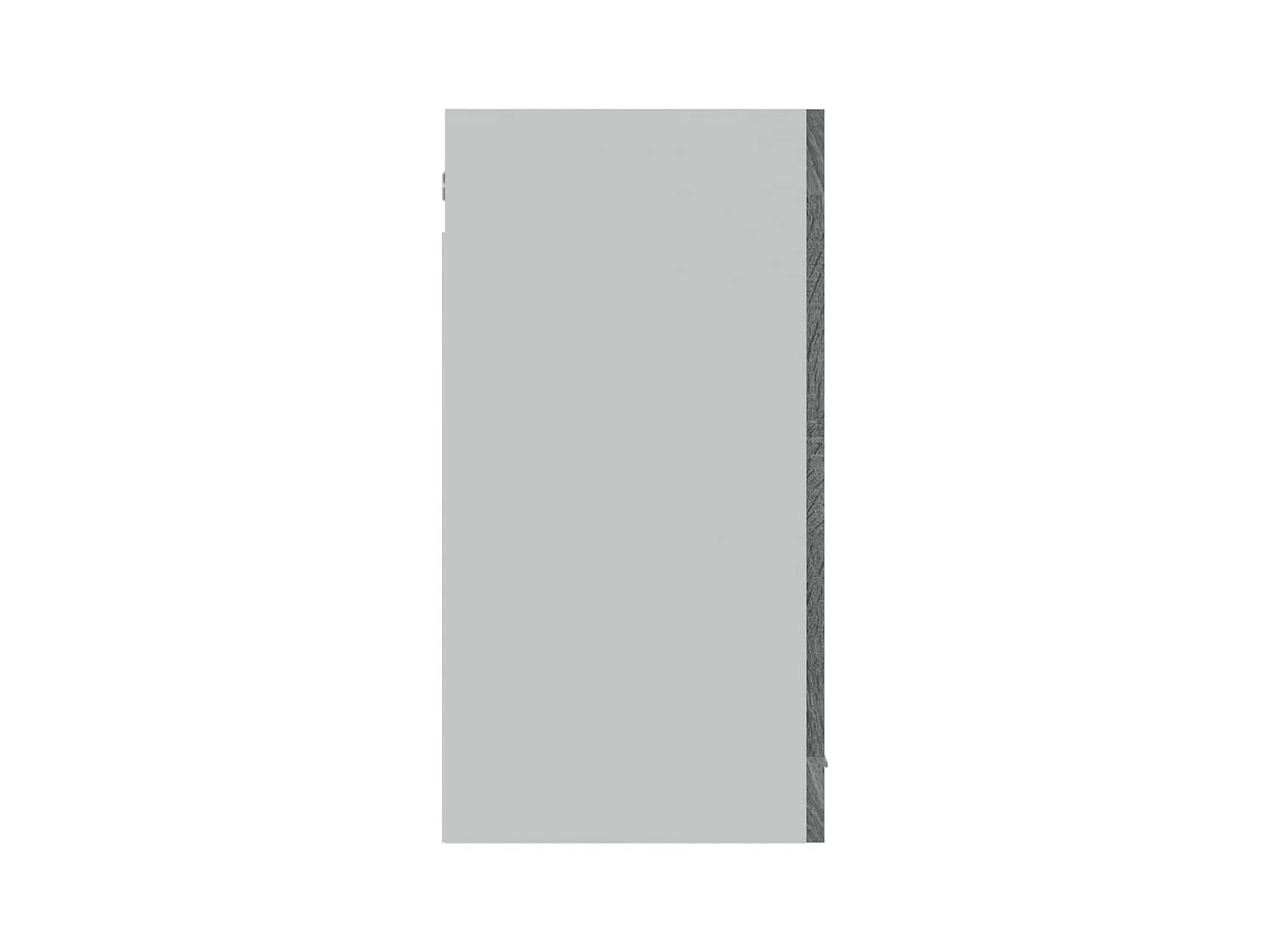 Vitrine suspendue "Lyon" Gris Sonoma 80 x 31 x 60 cm Bois d'ingénierie