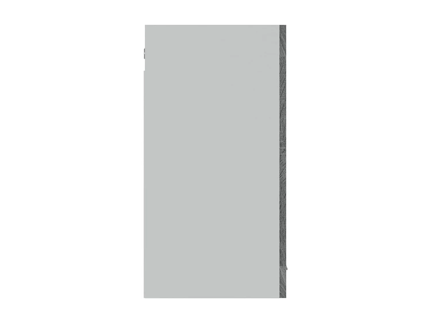 Vitrine suspendue "Lyon" Gris Sonoma 80 x 31 x 60 cm Bois d'ingénierie
