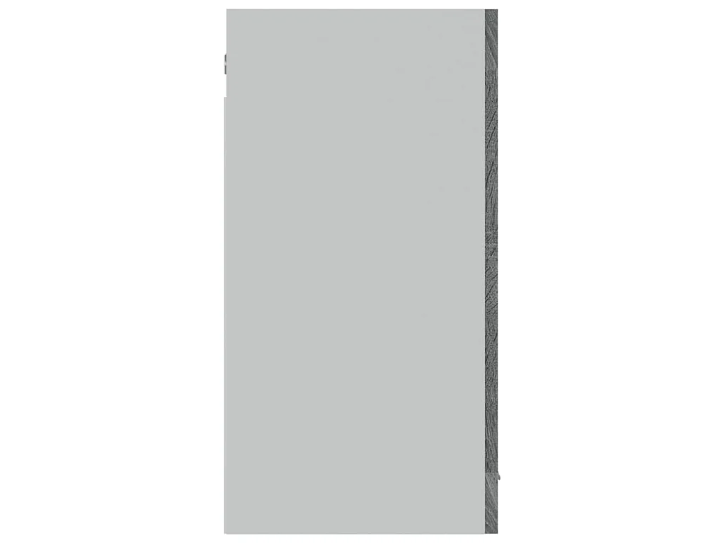 Vitrine suspendue "Lyon" Gris Sonoma 80 x 31 x 60 cm Bois d'ingénierie