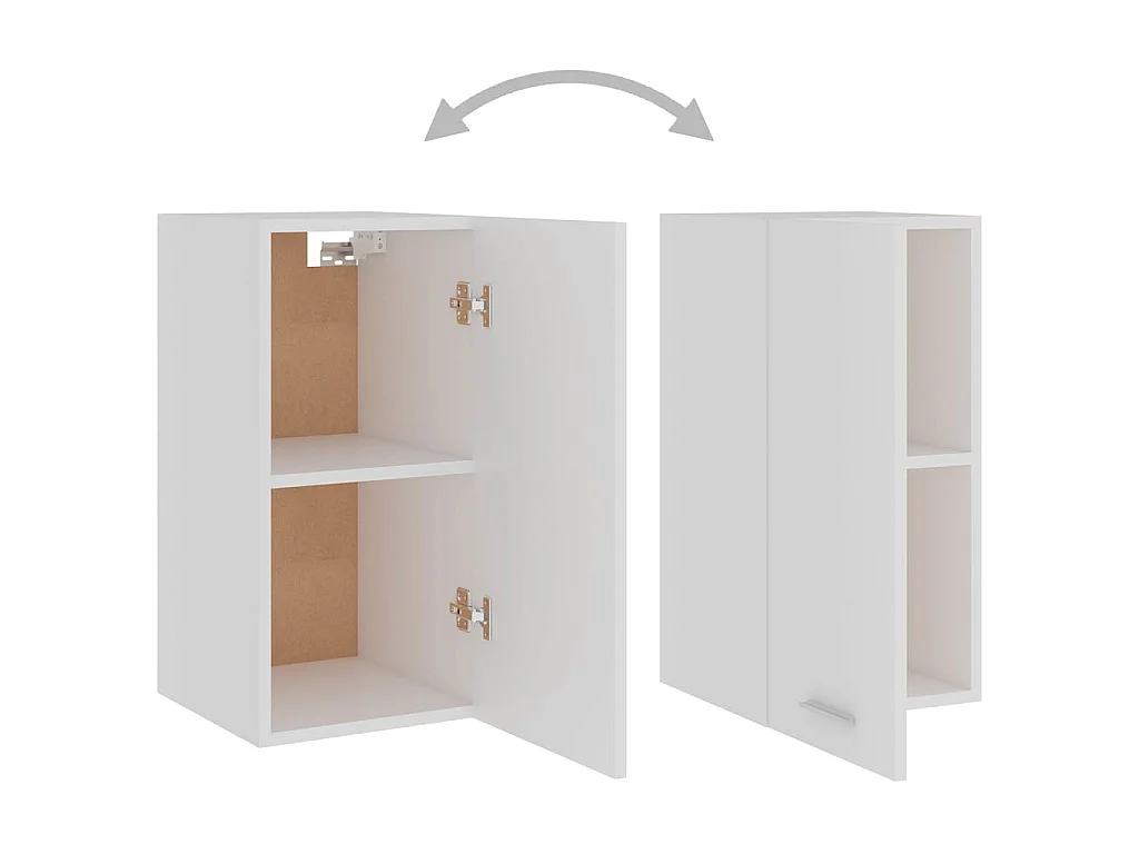 Bovenkast Lyon 29,5x31x60 cm bewerkt hout wit