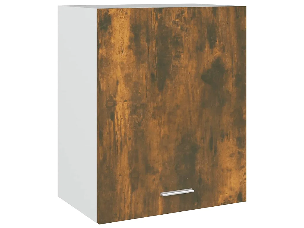 Armoire suspendue "Lyon" Chêne fumé 50 x 31 x 60 cm Bois d'ingénierie