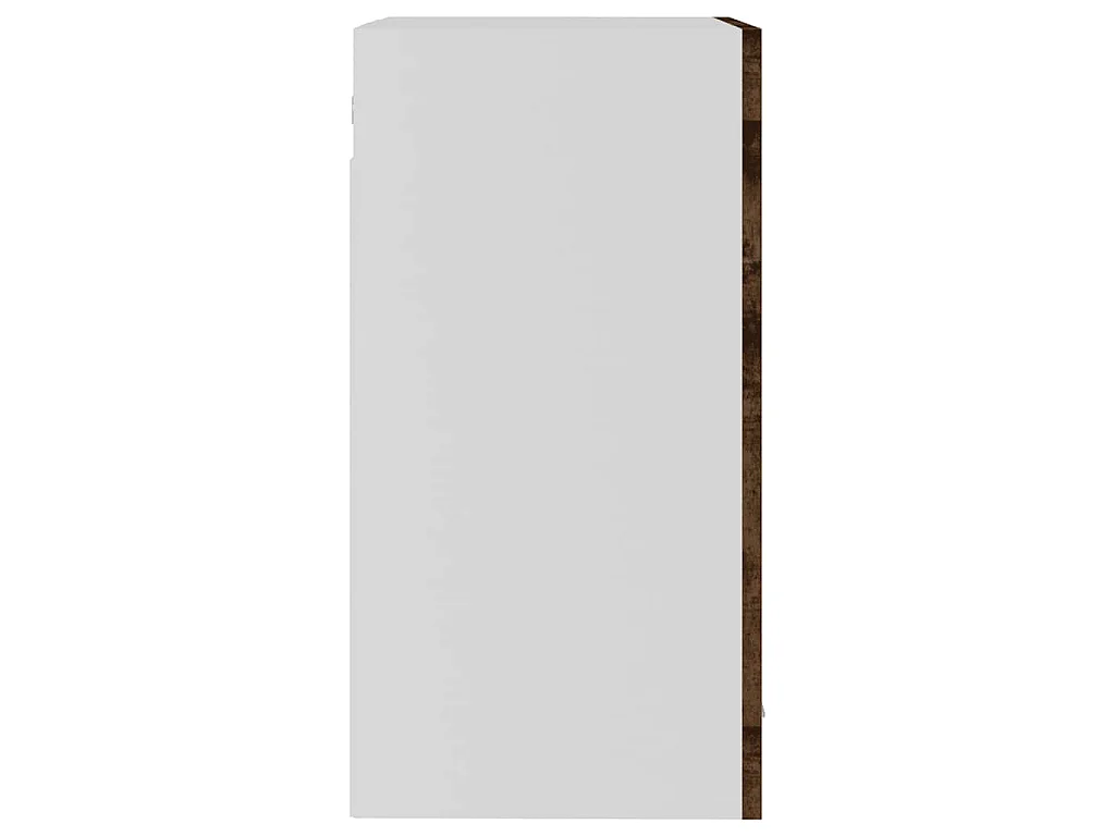 Vitrine suspendue "Lyon" Chêne fumé 40 x 31 x 60 cm Bois d'ingénierie