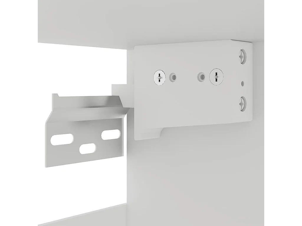 Vitrine suspendue "Lyon" Chêne fumé 40 x 31 x 60 cm Bois d'ingénierie