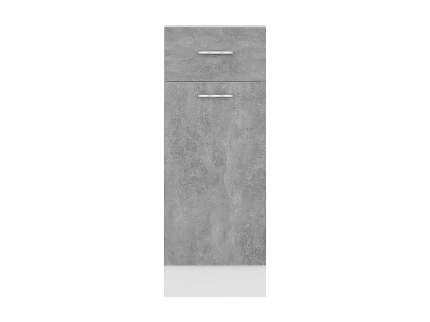 Armoire à tiroirs "Lyon" Gris béton 30 x 46 x 81,5 cm Bois d'ingénierie
