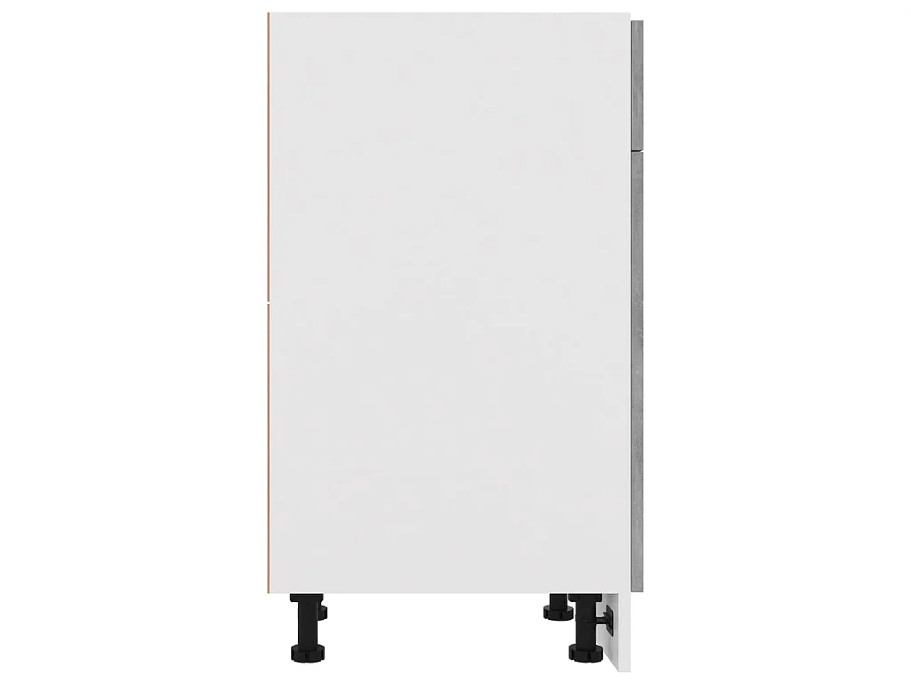 Armoire à tiroirs "Lyon" Gris béton 30 x 46 x 81,5 cm Bois d'ingénierie