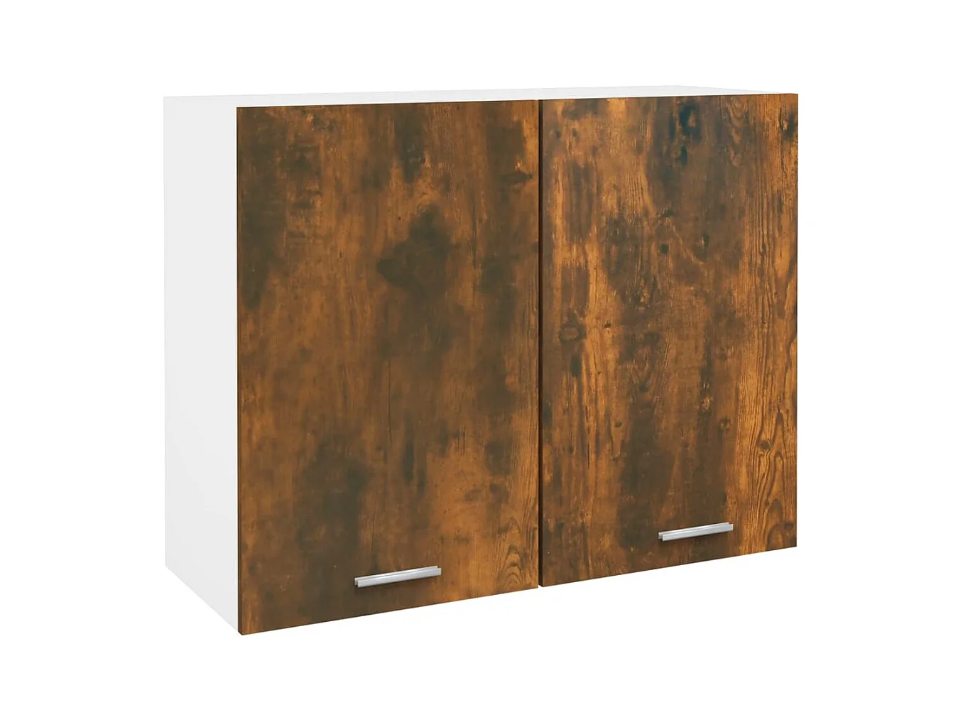 Armoire suspendue "Lyon" Chêne fumé 80 x 31 x 60 cm Bois d'ingénierie