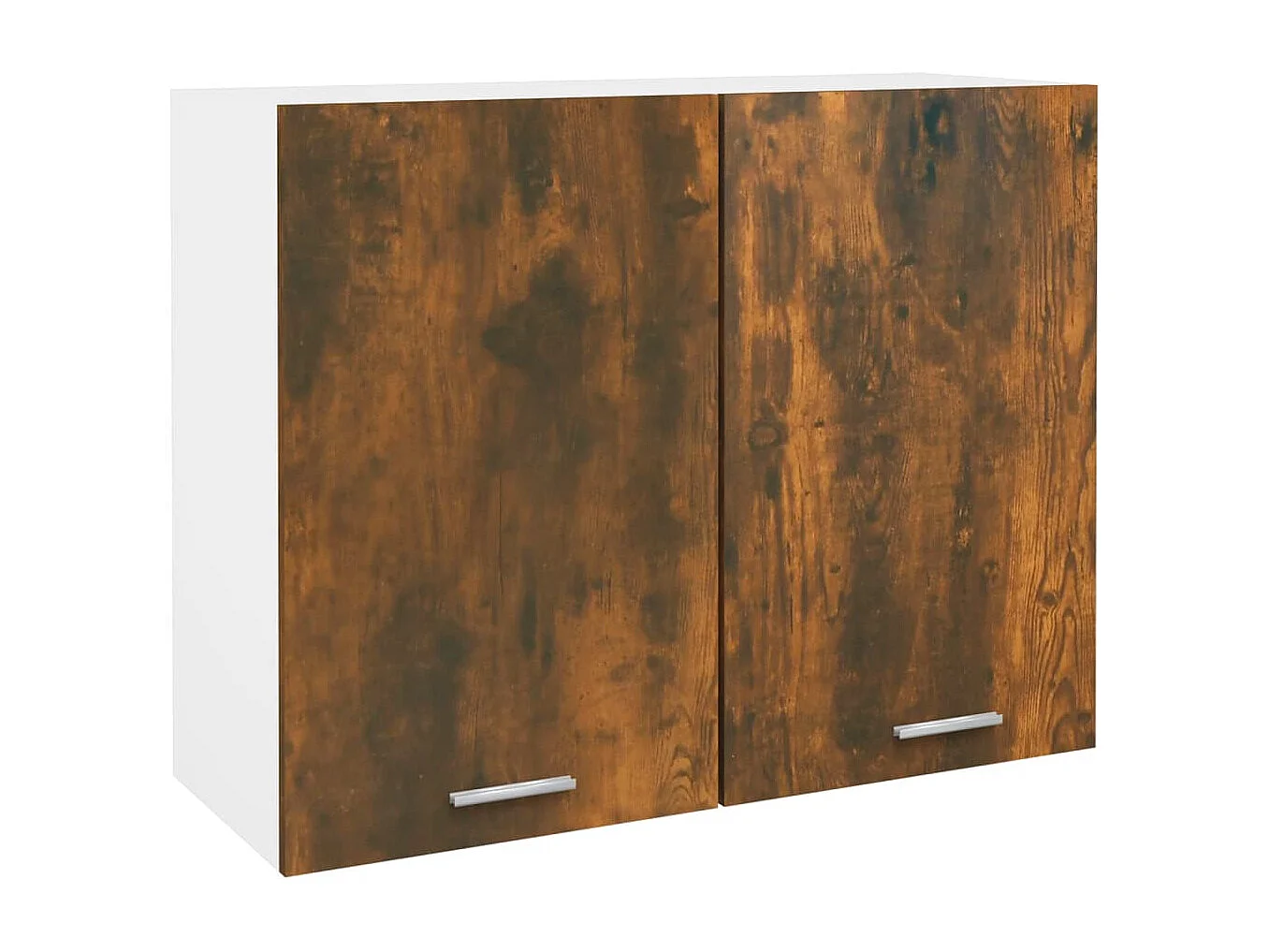 Armoire suspendue "Lyon" Chêne fumé 80 x 31 x 60 cm Bois d'ingénierie