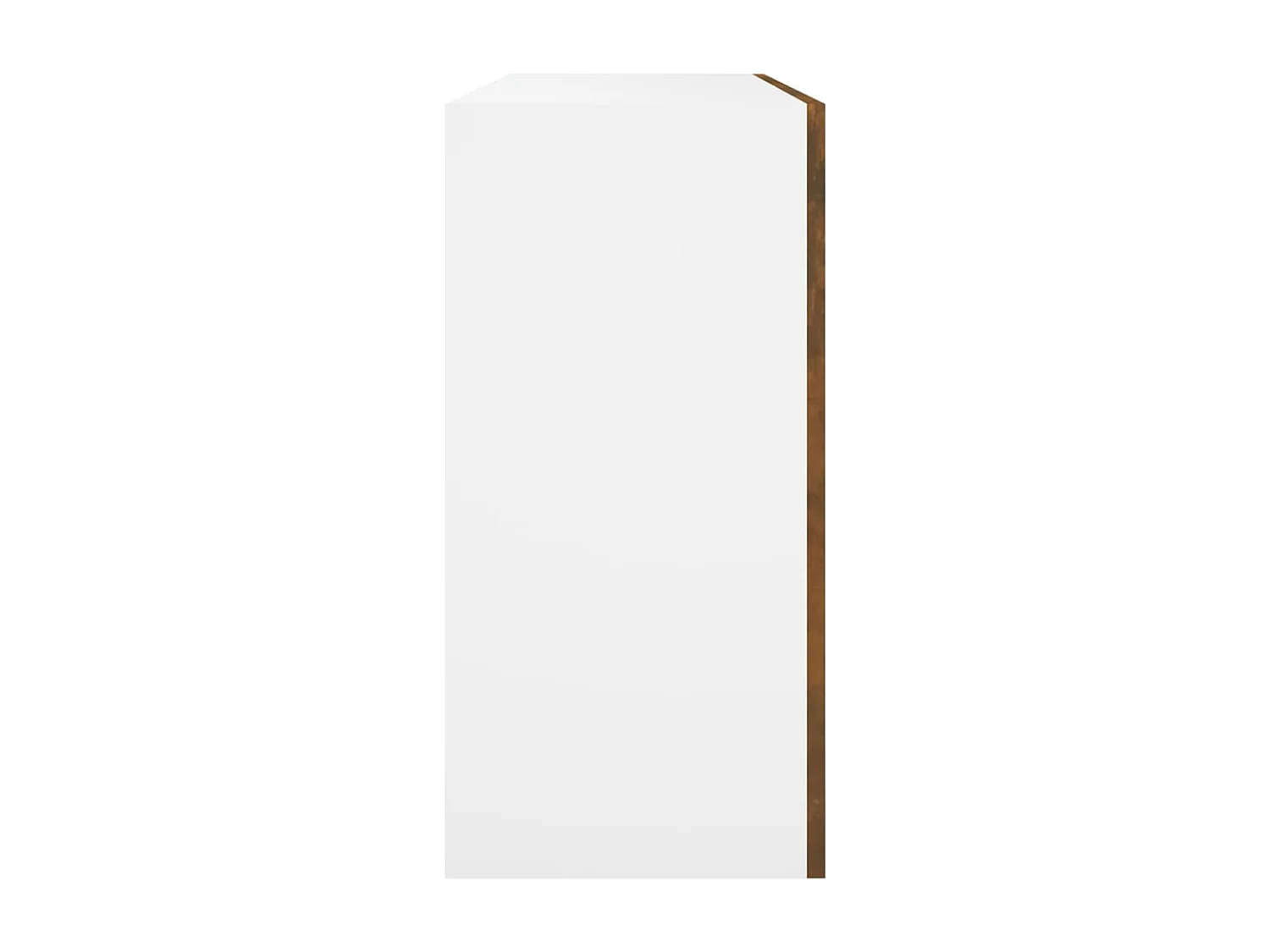 Armoire suspendue "Lyon" Chêne fumé 80 x 31 x 60 cm Bois d'ingénierie