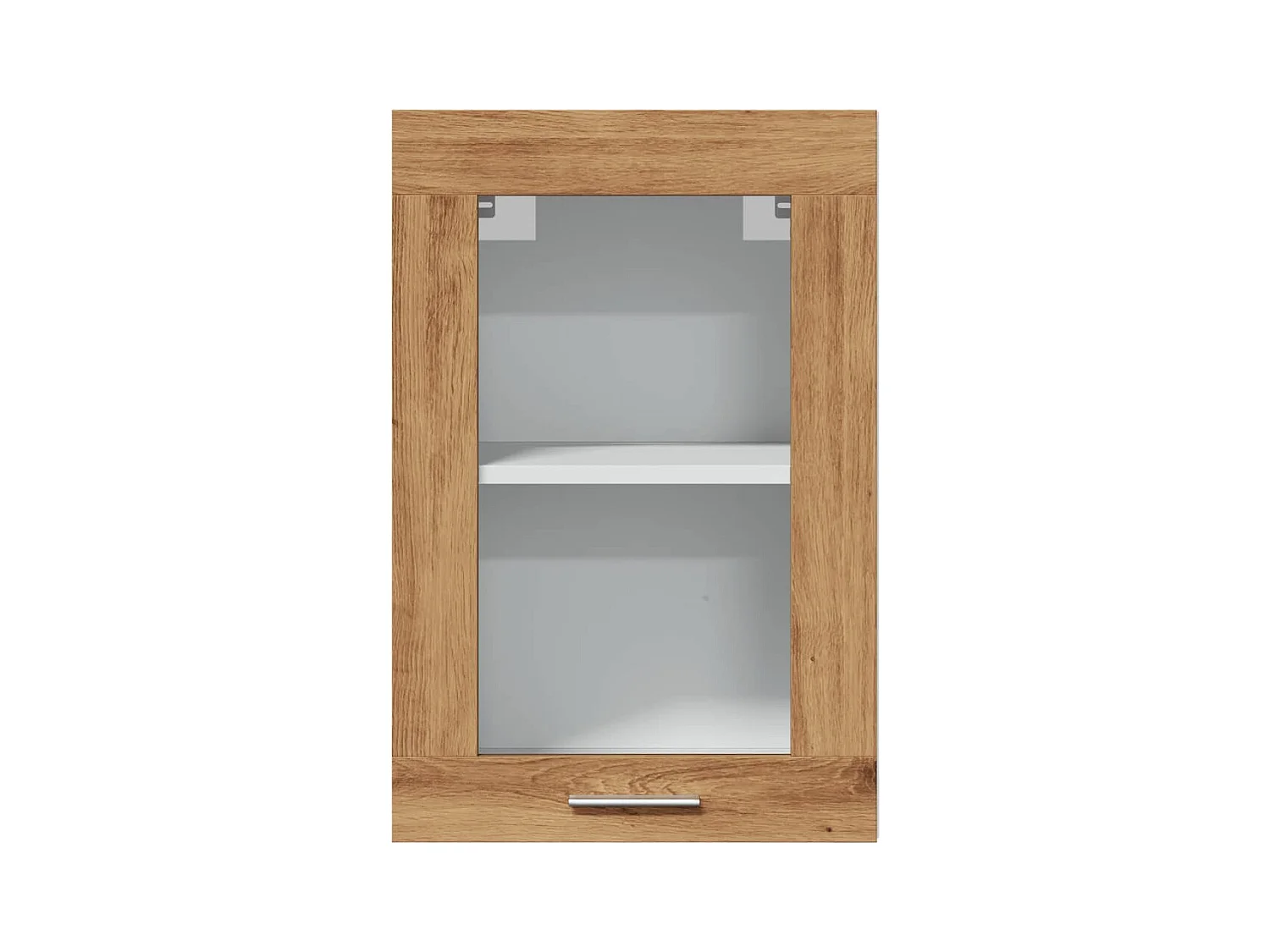 Hängeschrank Lyon Glas Artisan-Eiche 40x31x60 cm Holzwerkstoff