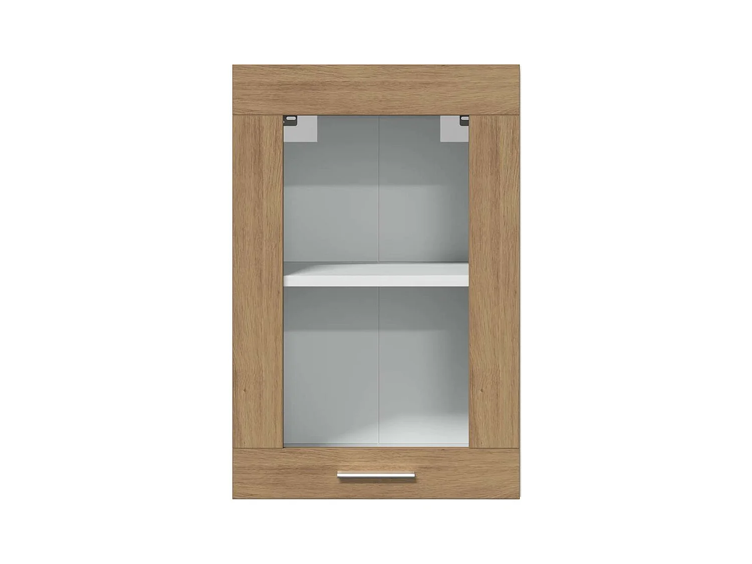 Hängeschrank Lyon Glas Artisan-Eiche 40x31x60 cm Holzwerkstoff