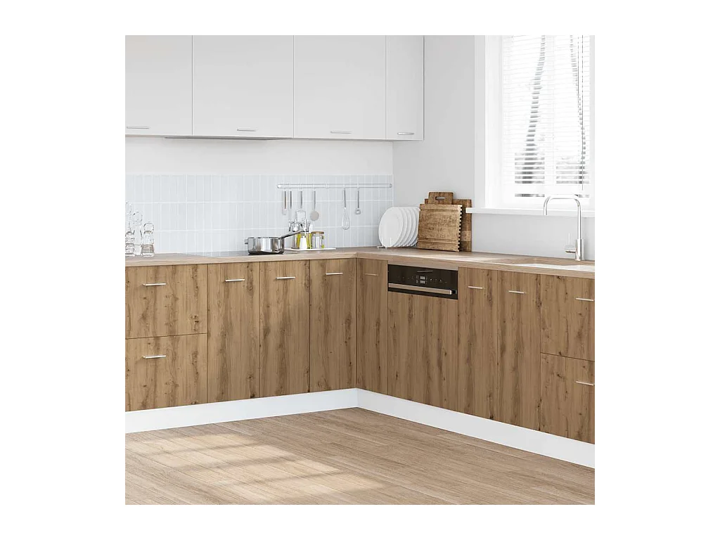 Armadietto Cucina “Lyon” Rovere Artigianale 75,5x75,5x81,5 cm