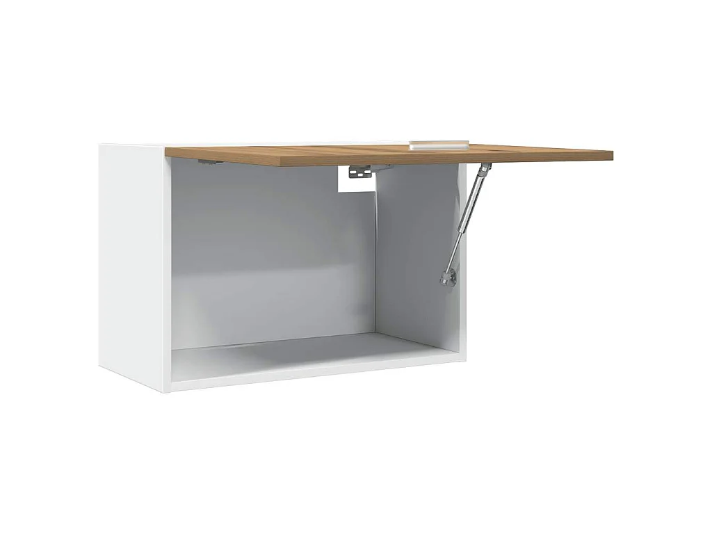 Armoire suspendue Lyon Chêne artisanal 60x31x40 cm