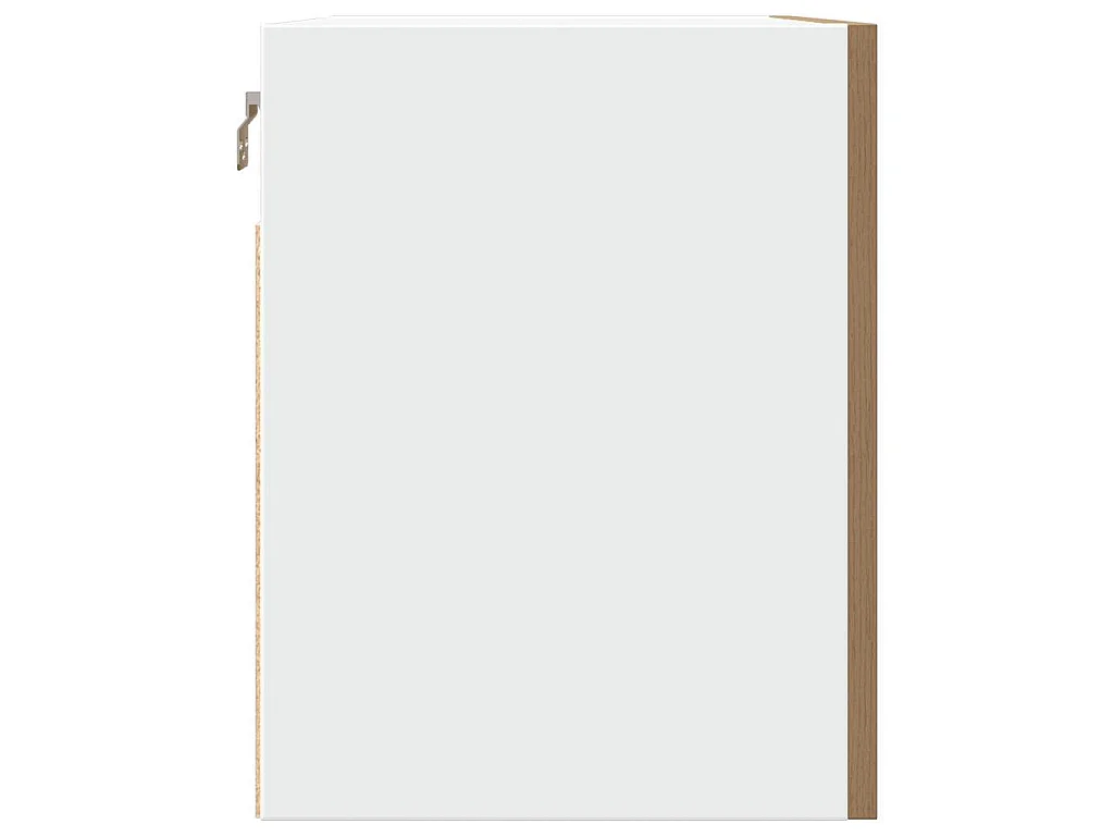 Armoire suspendue Lyon Chêne artisanal 60x31x40 cm