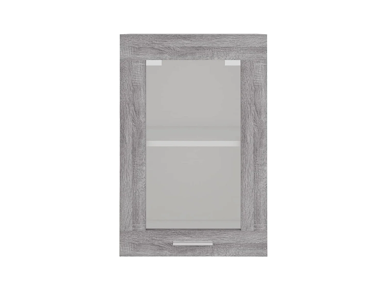 Vitrine suspendue "Lyon" Gris Sonoma 40 x 31 x 60 cm Bois d'ingénierie