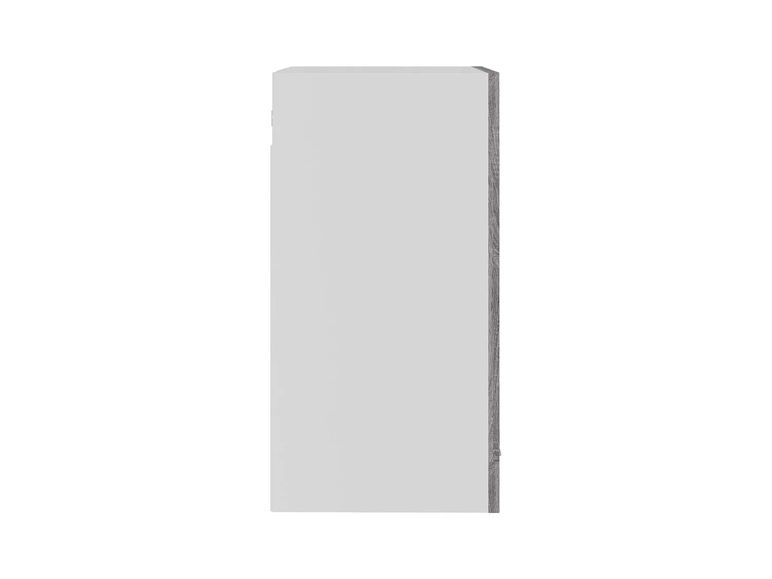 Vitrine suspendue "Lyon" Gris Sonoma 40 x 31 x 60 cm Bois d'ingénierie