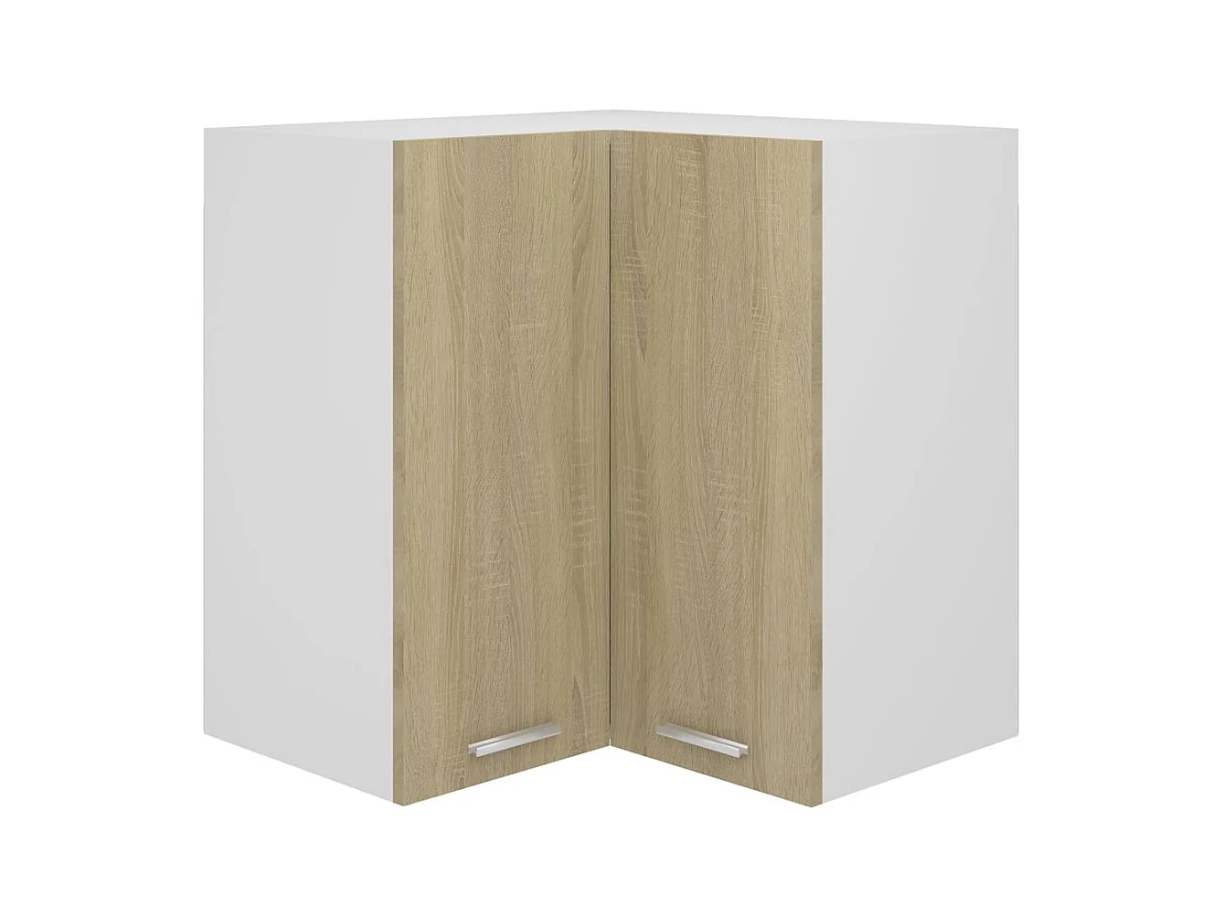 Armoire d'angle suspendue "Lyon" Chêne Sonoma 57 x 57 x 60 cm Bois d'ingénierie