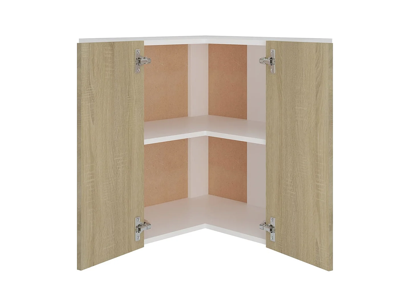 Armoire d'angle suspendue "Lyon" Chêne Sonoma 57 x 57 x 60 cm Bois d'ingénierie
