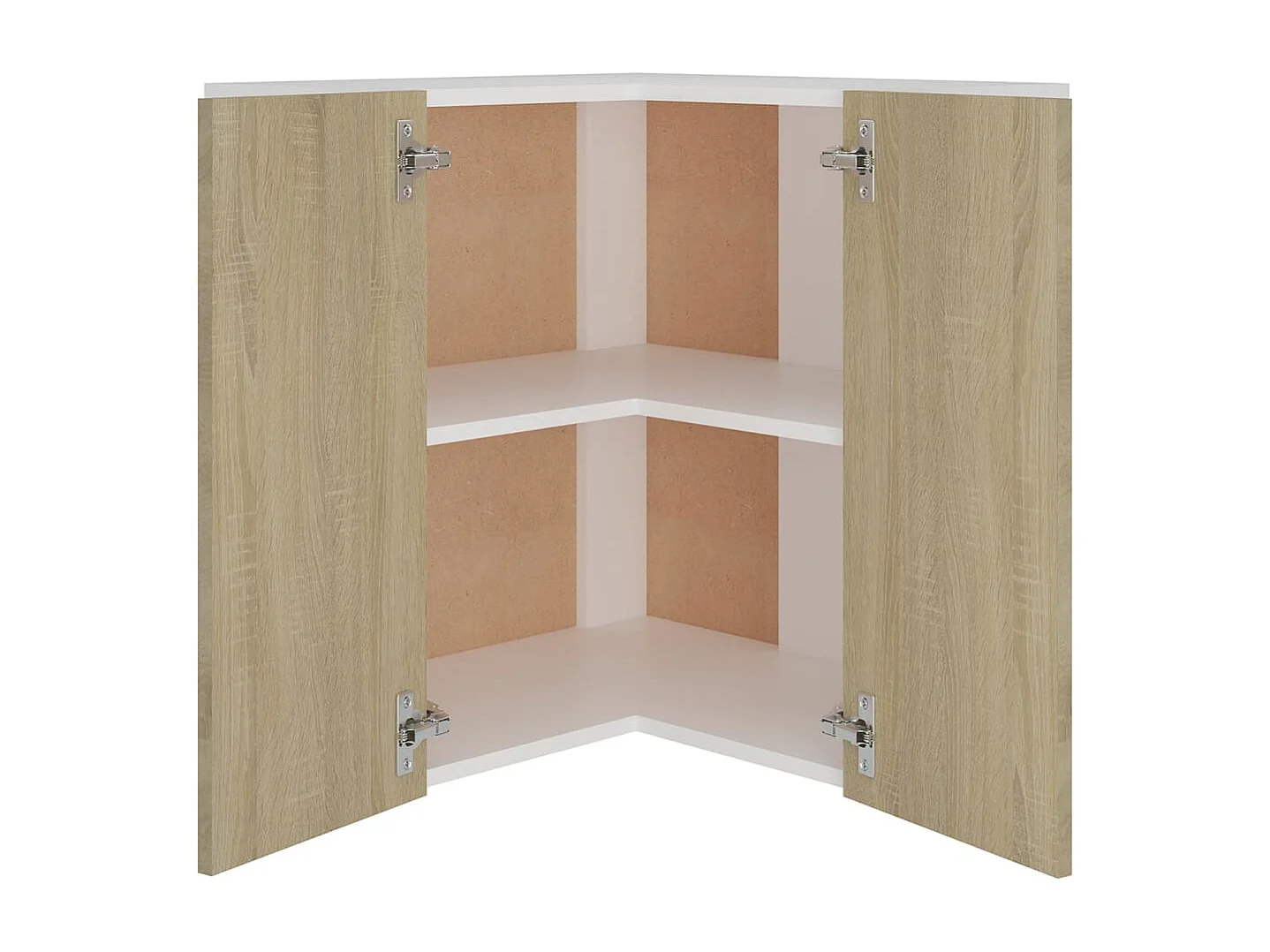 Armoire d'angle suspendue "Lyon" Chêne Sonoma 57 x 57 x 60 cm Bois d'ingénierie