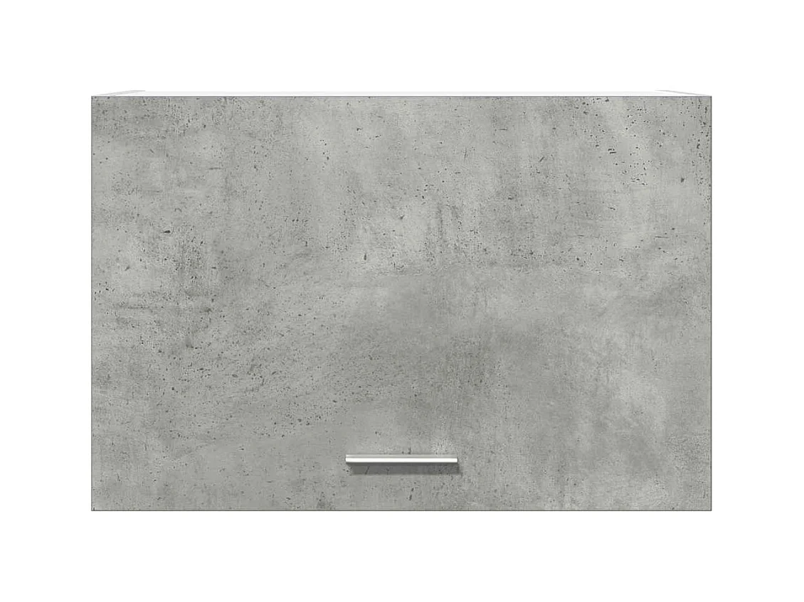 Armoire suspendue "Lyon" Gris béton 60 x 31 x 40 cm Bois d'ingénierie