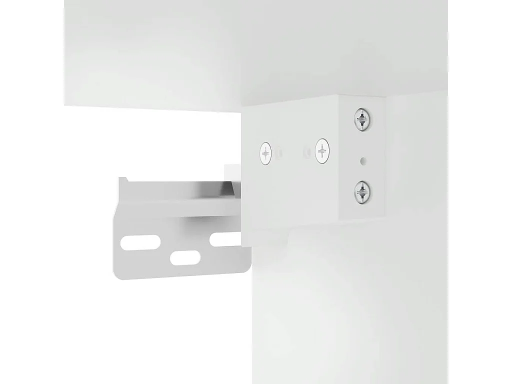 Armoire suspendue "Lyon" Gris béton 60 x 31 x 40 cm Bois d'ingénierie