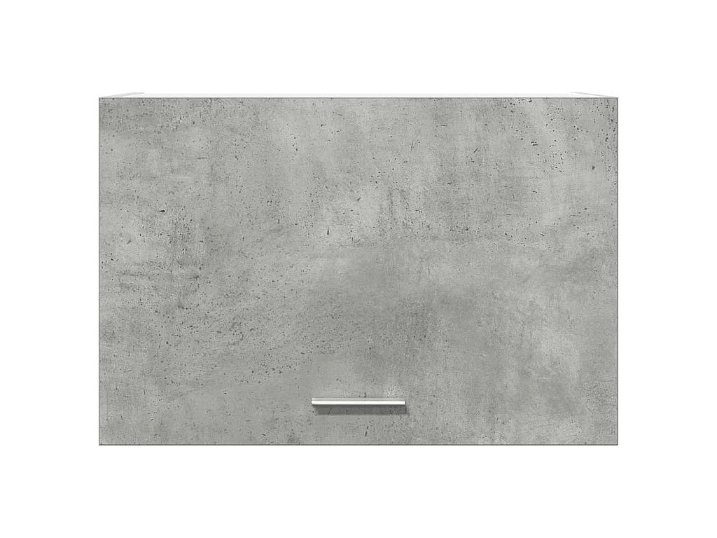 Armoire suspendue "Lyon" Gris béton 60 x 31 x 40 cm Bois d'ingénierie