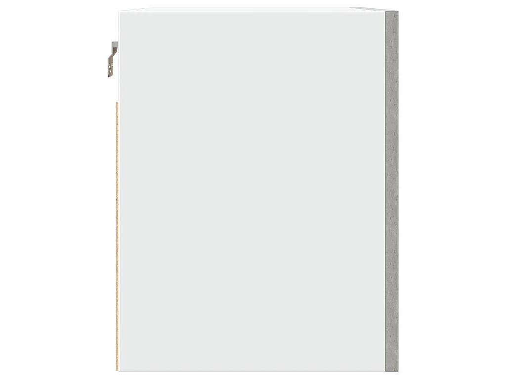 Armoire suspendue "Lyon" Gris béton 60 x 31 x 40 cm Bois d'ingénierie