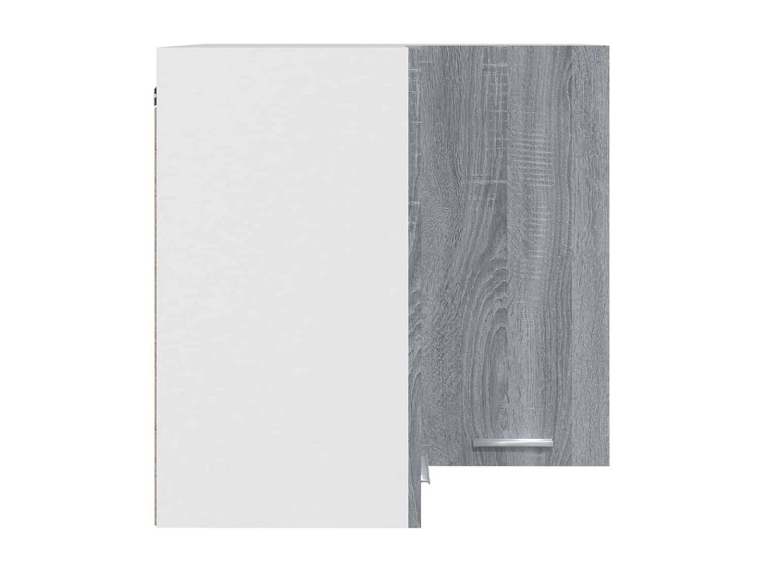 Armoire d'angle suspendue "Lyon" Gris Sonoma 57 x 57 x 60 cm Bois d'ingénierie