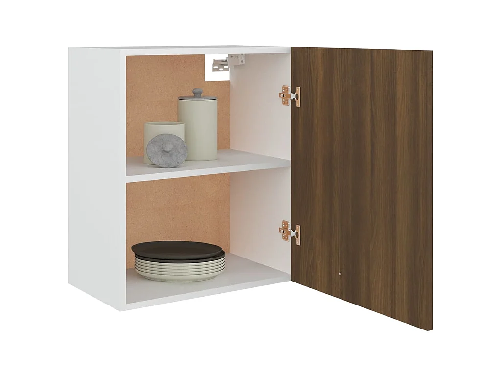 Hängeschrank Lyon Braun Eichen-Optik 50x31x60 cm Holzwerkstoff