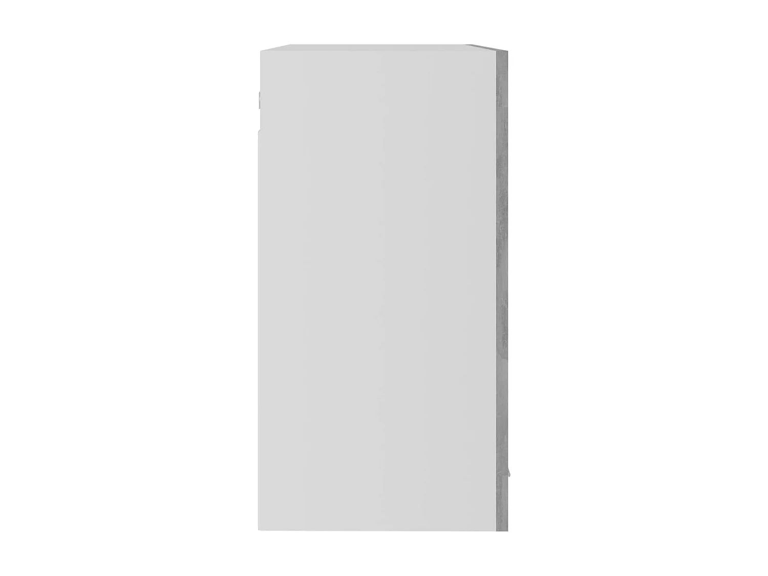 Hängeglasschrank Betongrau 80x31x60 cm Holzwerkstoff