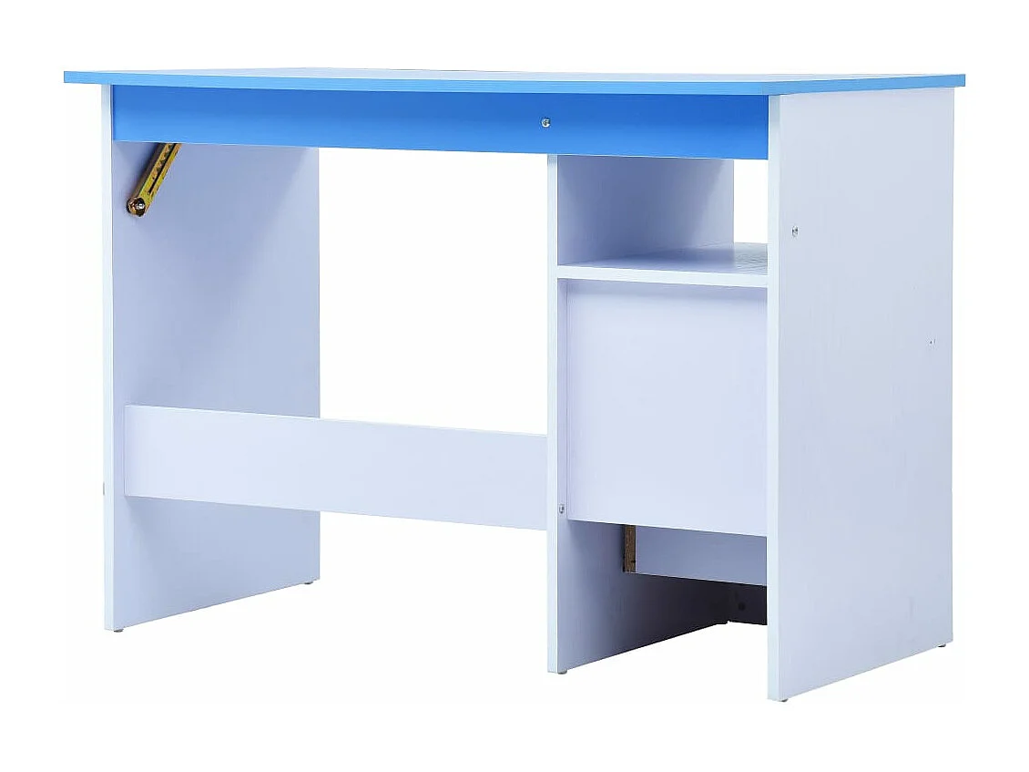 Secretária/estirador desenho para crianças azul e branco