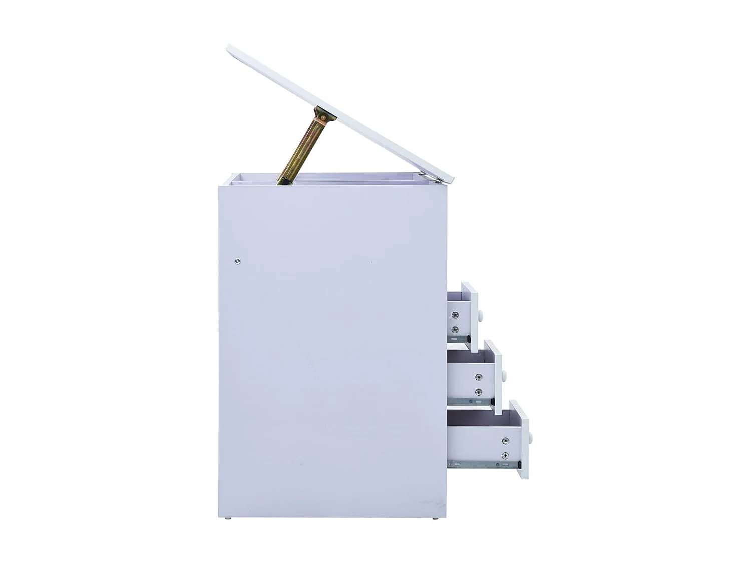 Escritorio infantil de dibujo inclinable blanco