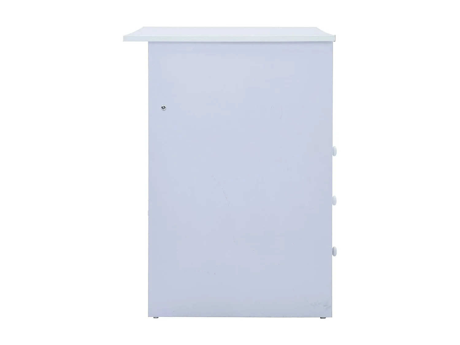 Escritorio infantil de dibujo inclinable blanco