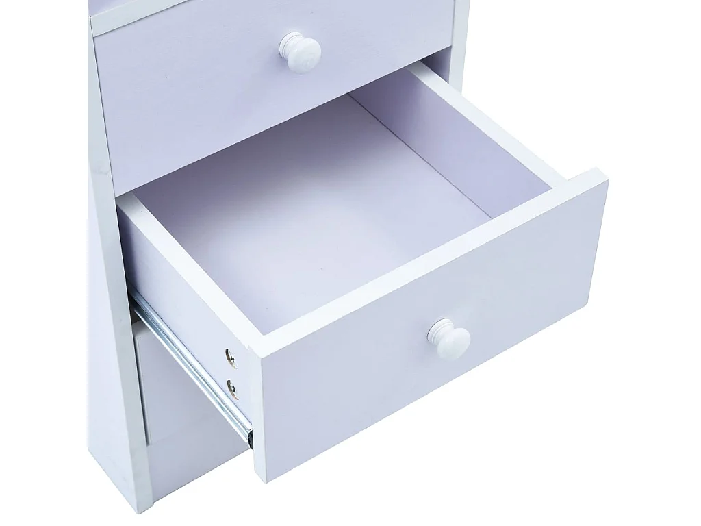 Escritorio infantil de dibujo inclinable blanco