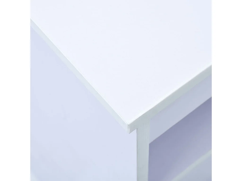 Escritorio infantil de dibujo inclinable blanco