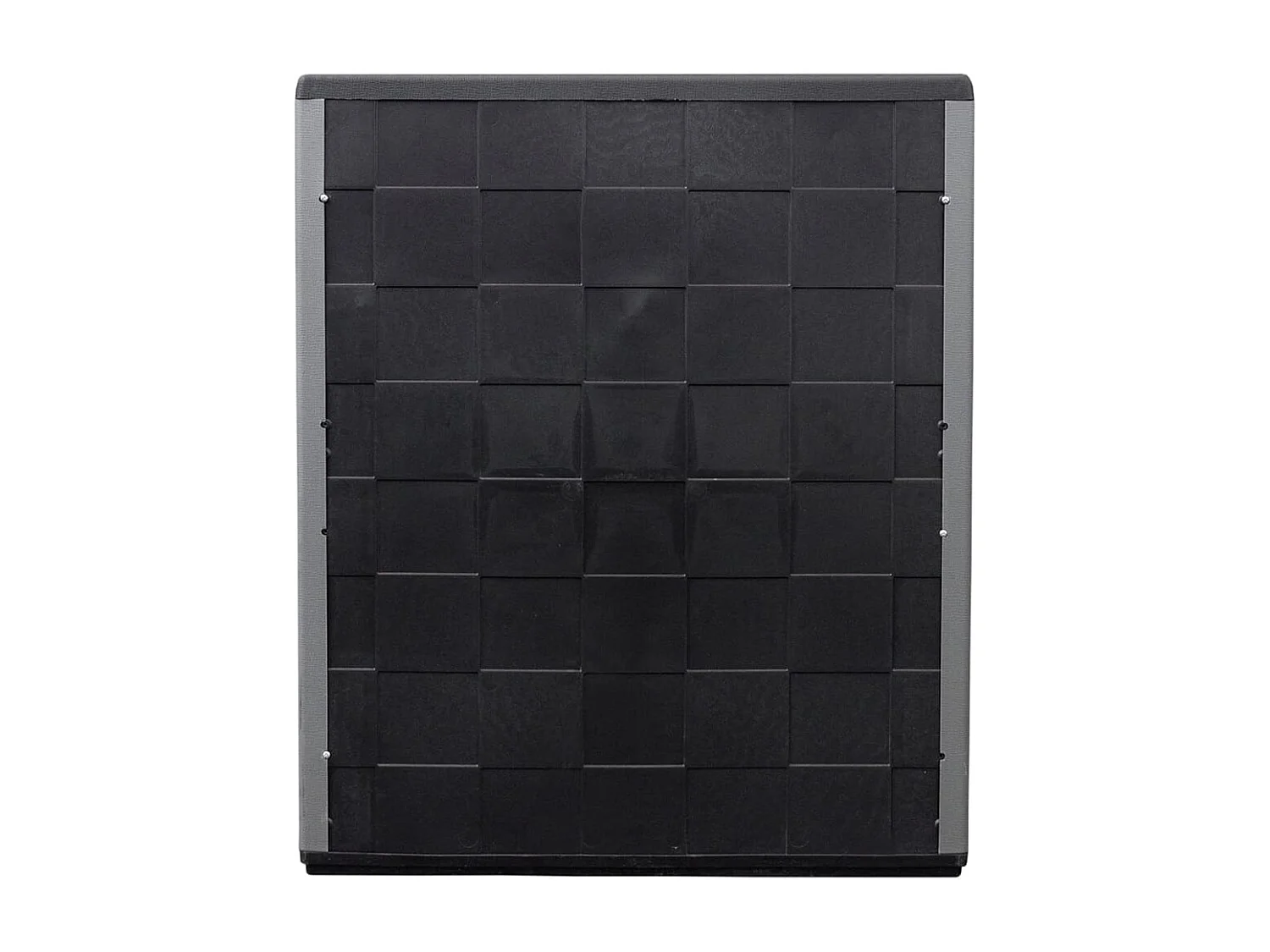 Armadio da Giardino Grigio e Nero 68x37x84 cm in PP