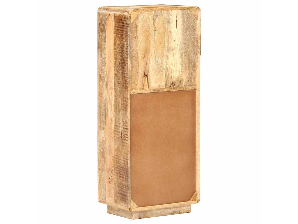 Aparador de madera de mango rugosa 45x32x110 cm