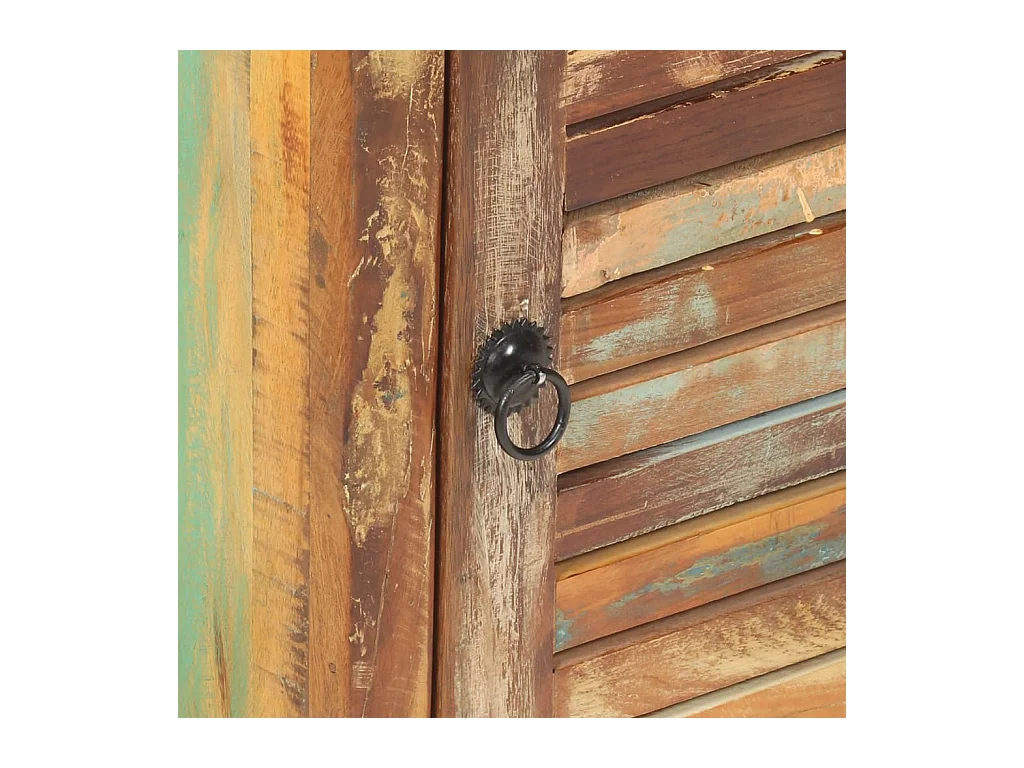 Hoge kast 45x32x110 cm massief gerecycled hout